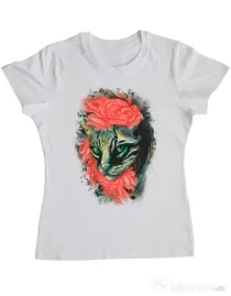 Tricou ADLER dama Offspring Alb