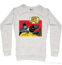Bluza ADLER dama Stay home Robin Migdala melanj