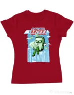 Tricou ADLER dama Cleaning league Soap Rosu