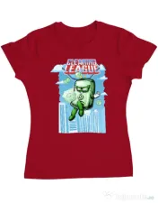 Tricou ADLER dama Cleaning league Soap Rosu
