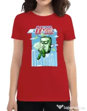 Tricou ADLER dama Cleaning league Soap Rosu