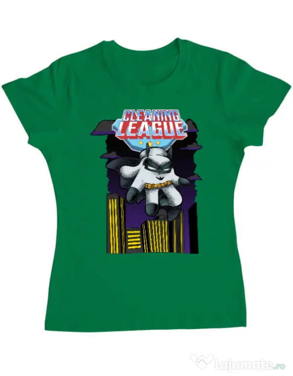 Tricou ADLER dama Cleaning league Glove Verde mediu