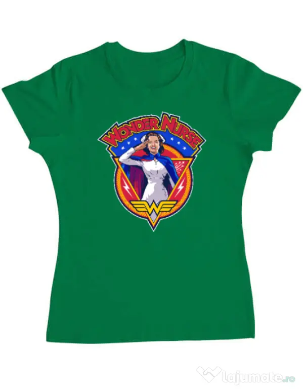 Tricou ADLER dama Wonder nurse Verde mediu