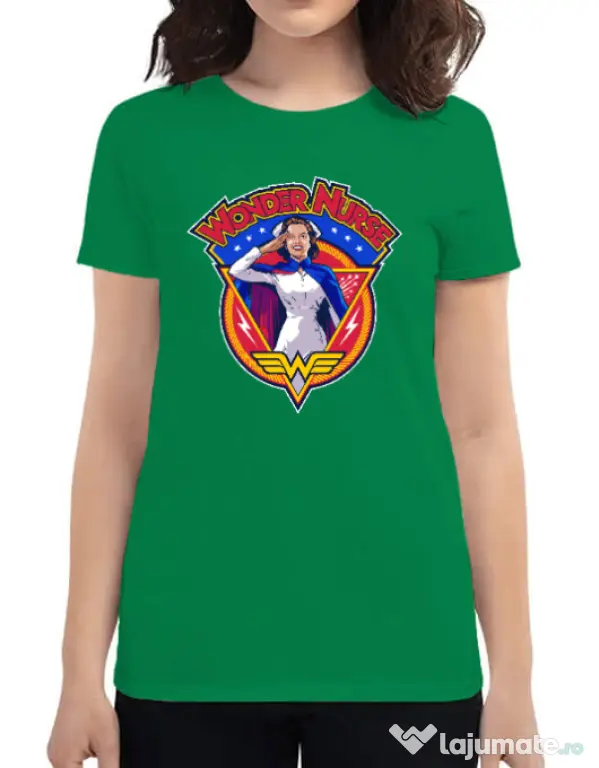 Tricou ADLER dama Wonder nurse Verde mediu