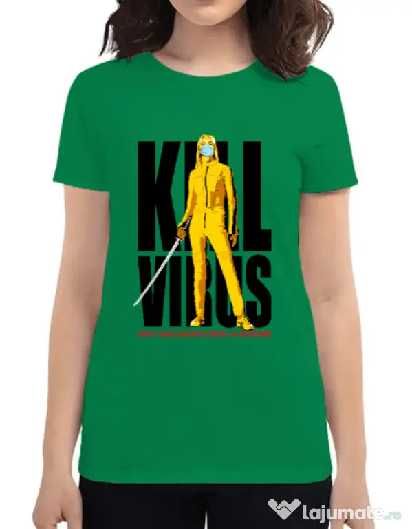 Tricou ADLER dama Kill bill Verde mediu
