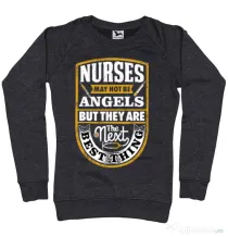 Bluza ADLER dama Angel nurses Negru melanj