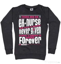 Bluza ADLER dama Ex nurse Negru melanj
