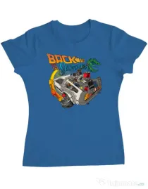 Tricou ADLER dama Back to summer Albastru azuriu