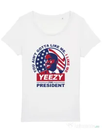 Tricou STANLEY STELLA dama I like me Alb