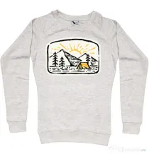 Bluza ADLER dama Hand drawn camp Migdala melanj