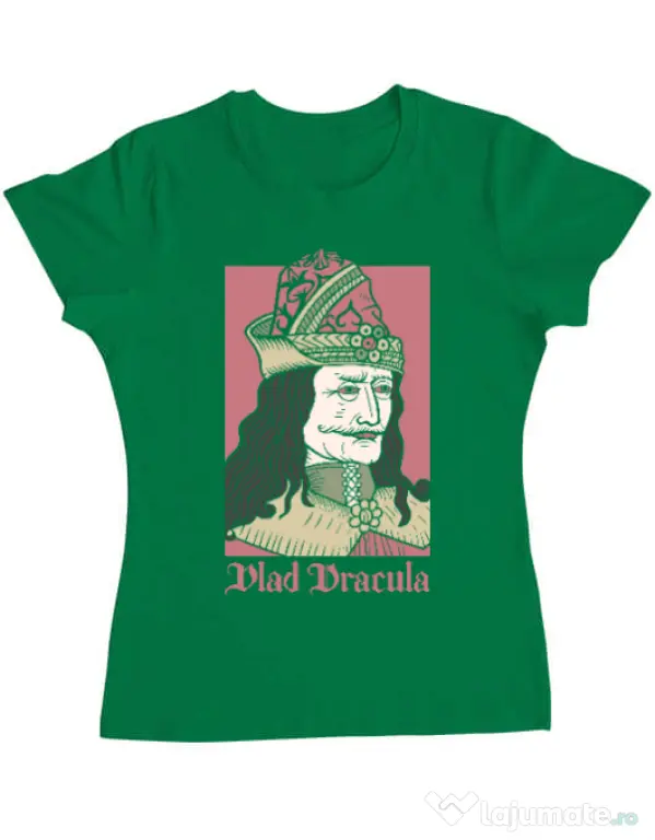 Tricou ADLER dama Vlad Dracula Verde mediu