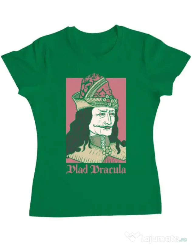 Tricou ADLER dama Vlad Dracula Verde mediu