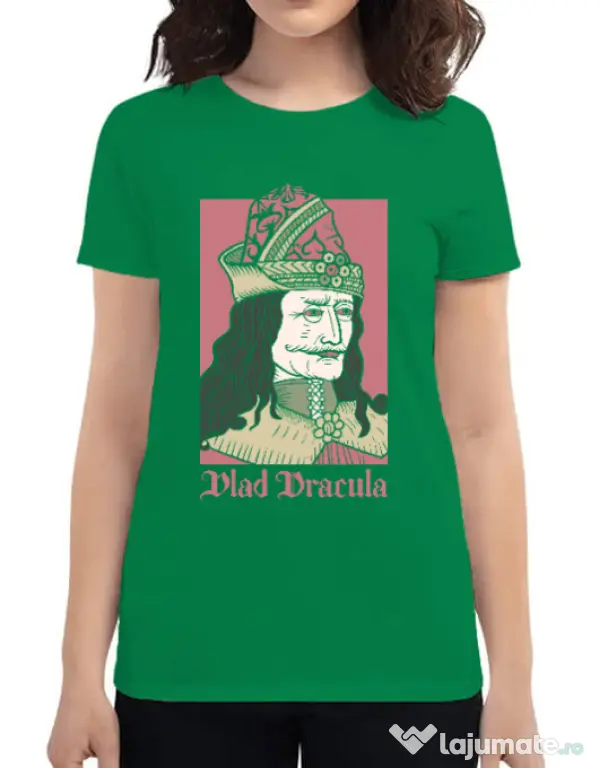 Tricou ADLER dama Vlad Dracula Verde mediu