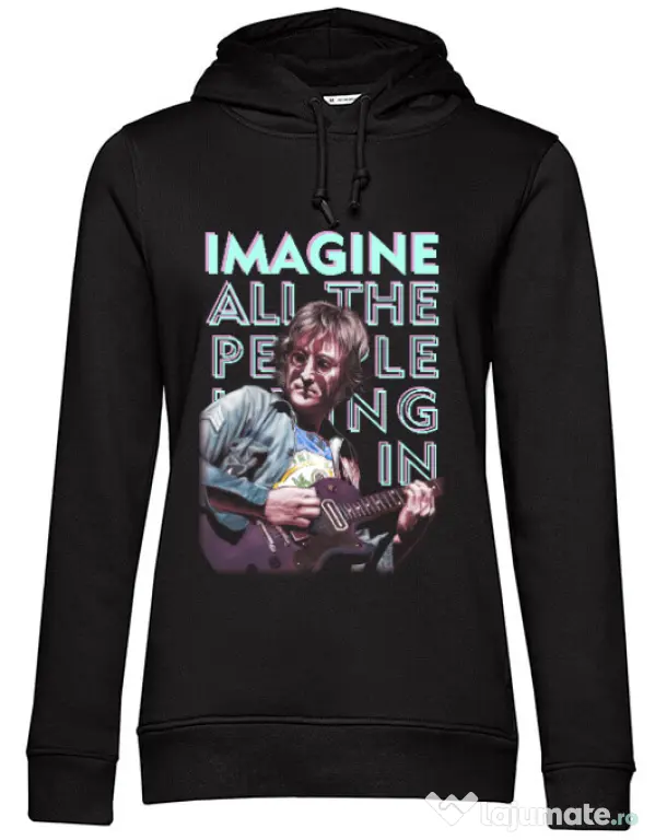 Hoodie dama cu gluga Imagine Negru