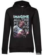 Hoodie dama cu gluga Imagine Negru