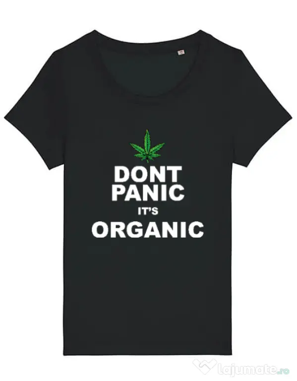 Tricou STANLEY STELLA dama Organic Negru