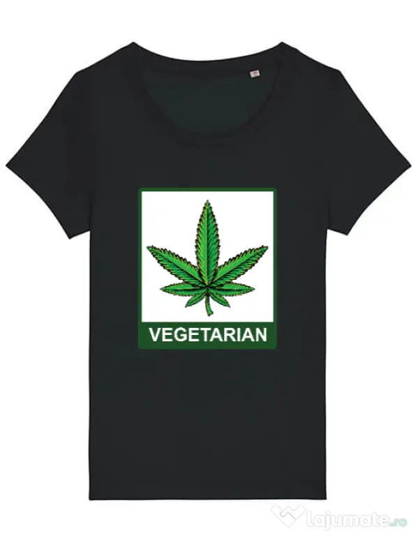 Tricou STANLEY STELLA dama Vegetarian Negru