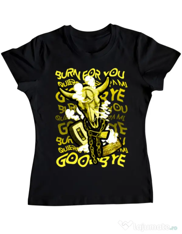 Tricou ADLER dama Symbolism Negru