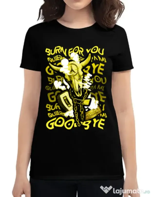 Tricou ADLER dama Symbolism Negru