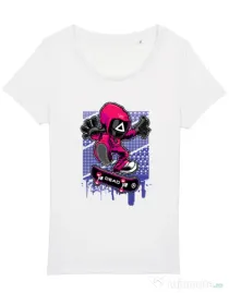 Tricou STANLEY STELLA dama Squid Game 3 Alb