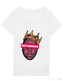 Tricou STANLEY STELLA dama Notorius King Alb
