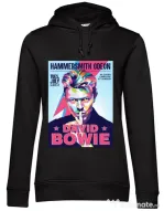 Hanorac dama cu gluga David Bowie Negru