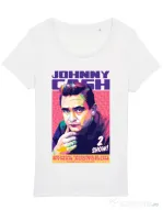 Tricou STANLEY STELLA dama Johnny Cash Alb