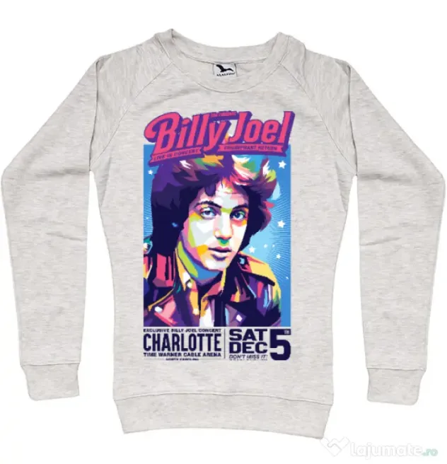 Bluza personalizata dama BILLY JOEL Migdala melanj
