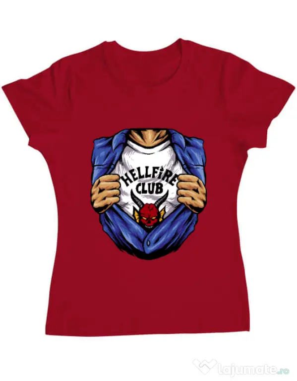 Tricou personalizat dama Release My Superpower Rosu