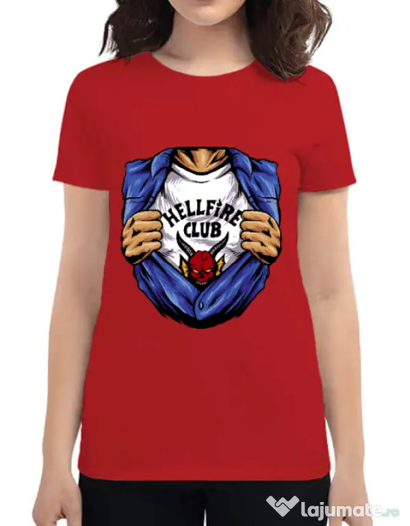 Tricou personalizat dama Release My Superpower Rosu