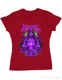 Tricou personalizat dama DARK SPELL Rosu