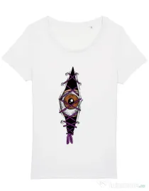 Tricou STANLEY STELLA dama INSIDE OF ME Alb