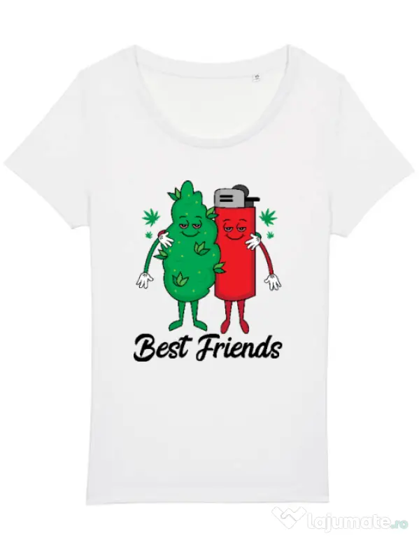 Tricou STANLEY STELLA dama Best Friends Alb