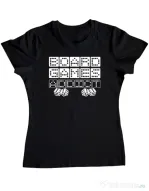 Tricou personalizat dama Board Games Addict Negru