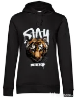 Hanorac dama cu gluga Stay Wild Negru