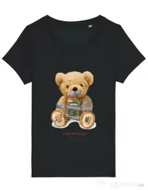 Tricou STANLEY STELLA dama Cute hostage Negru
