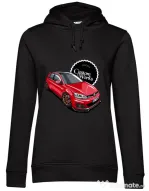 Hanorac dama cu gluga Izabela - MK7 GTD vers.2 Negru