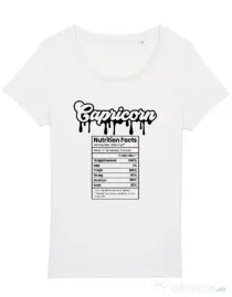 Tricou STANLEY STELLA dama Zodiac | Capricorn Alb