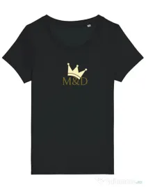 Tricou STANLEY STELLA dama M&D QUEEN Negru