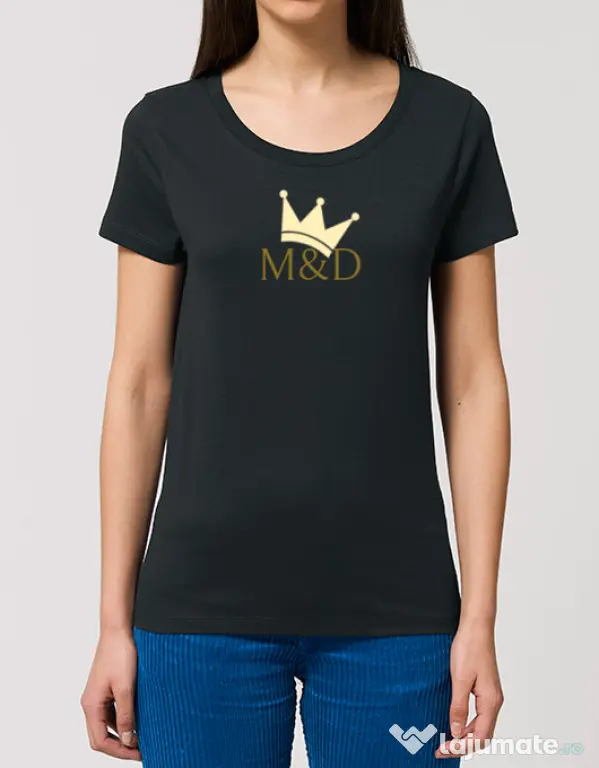 Tricou STANLEY STELLA dama M&D QUEEN Negru
