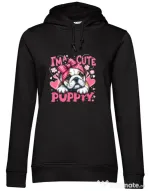 Hanorac dama cu gluga BULLDOG 13 Negru