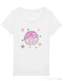 Tricou STANLEY STELLA dama M&D 25 woman\'s day Alb