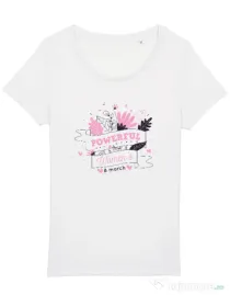 Tricou STANLEY STELLA dama M&D 27 POWERFUL WOMEN\'S Alb