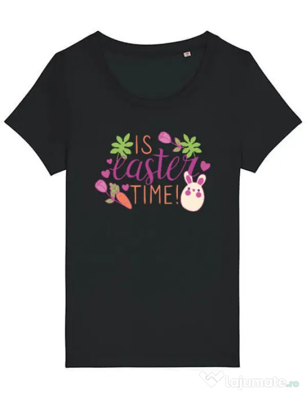 Tricou STANLEY STELLA dama IS EASTER TIME Negru