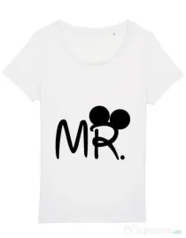 Tricou STANLEY STELLA dama Mr Mickey Alb