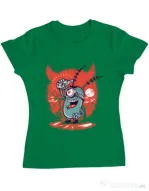 Tricou ADLER dama Plankton Verde mediu