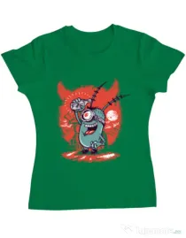 Tricou ADLER dama Plankton Verde mediu