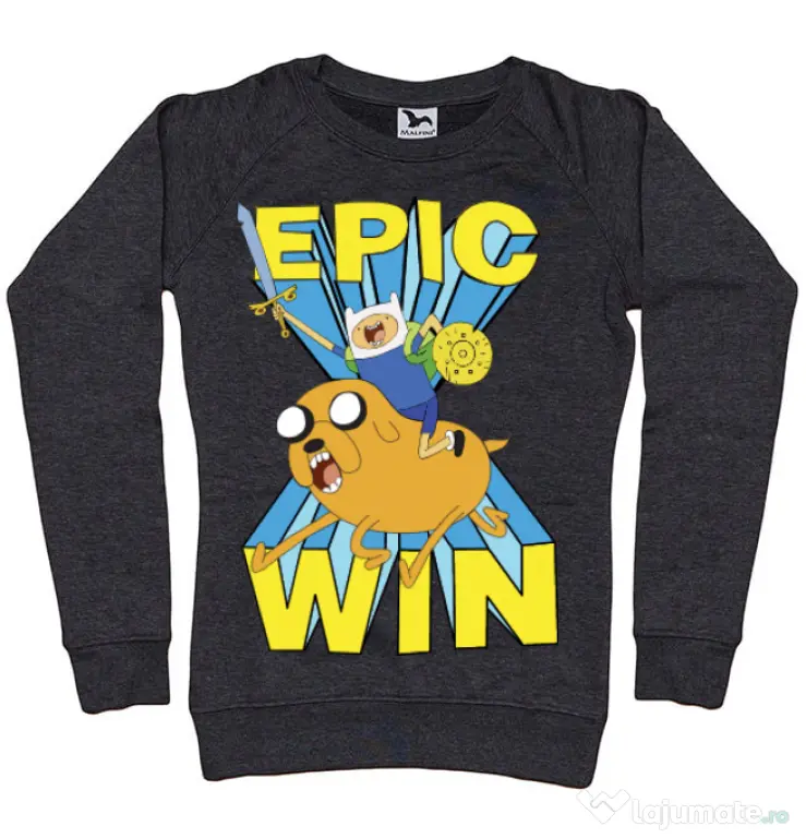 Bluza ADLER dama Epic win Negru melanj