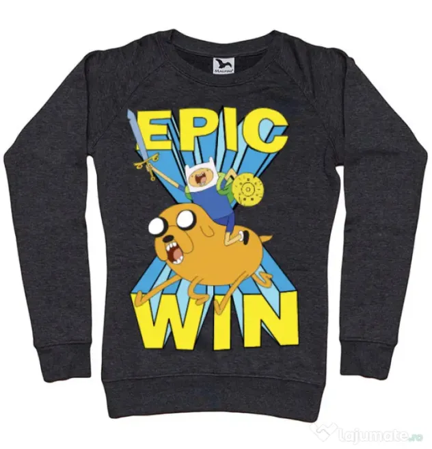 Bluza ADLER dama Epic win Negru melanj