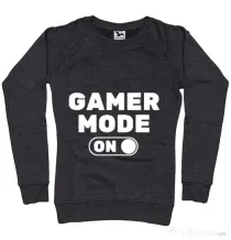 Bluza ADLER dama Gamer mode on Negru melanj
